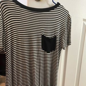 striped tshirt dress